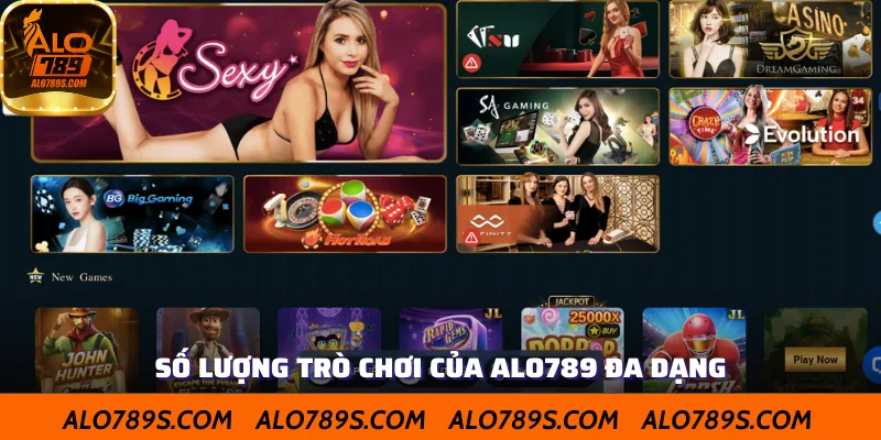 Số lượng trò chơi đa dạng